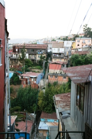 Straenbild Valparaiso
